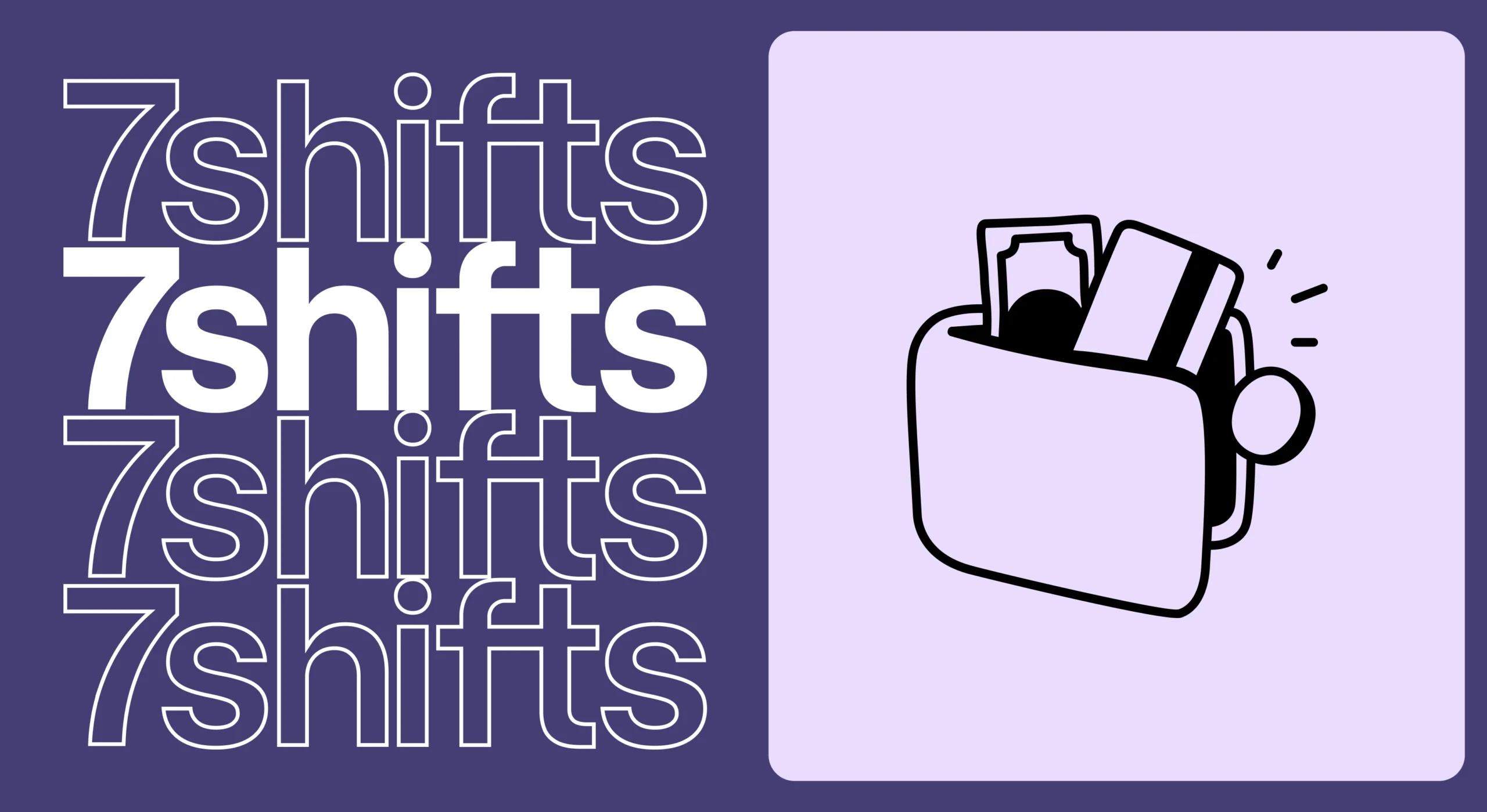 7shifts logo with wallet icon.